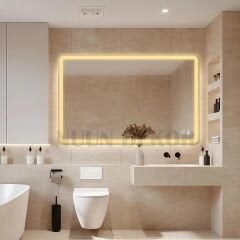 BUĞU ÇÖZÜCÜLÜ DOKUNMATİK LEDLİ BANYO AYNASI