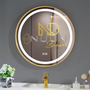 PREMİUM Seri Alüminyum Çerçeveli Akıllı Ayna - Buğu Çözücülü (dimmer özellikli)