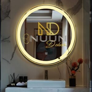 PREMİUM Seri Alüminyum Çerçeveli Akıllı Ayna - Buğu Çözücülü (dimmer özellikli)